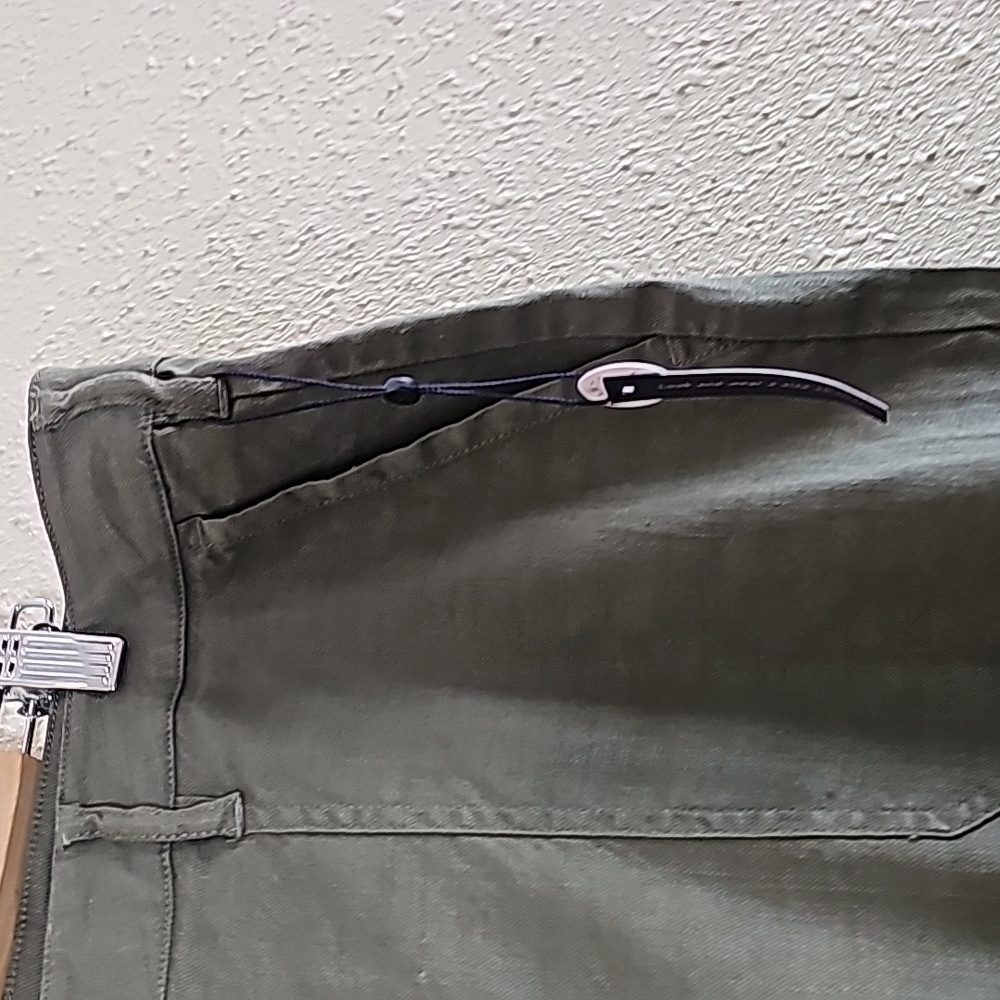 NYDJ Olive Green Linen Pants - Picture 2 of 6